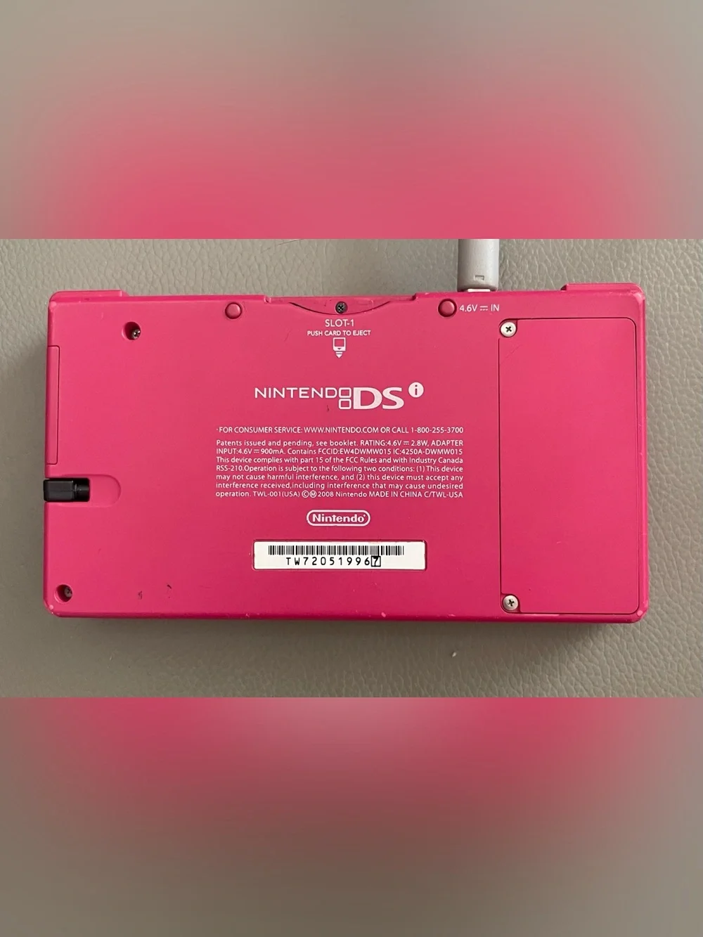 Nintendo DSi Pink Handheld Gaming Console w/Original Box, Manuals, & Power Cord